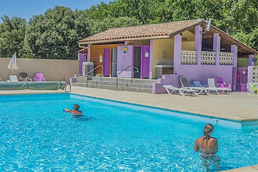 camping les truffieres with swimming pool for a moment of freshness