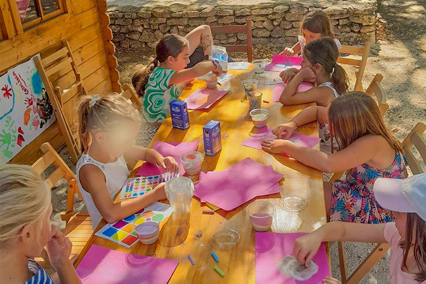 kinderclub camping les truffieres