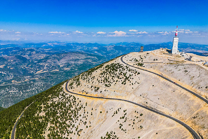 der mont ventoux im sommer