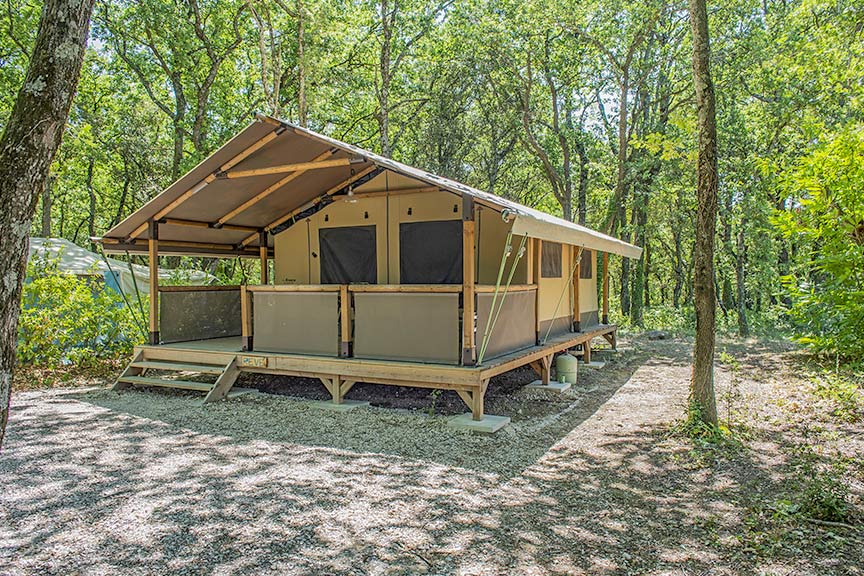 enjoy a glamping vacation in drome